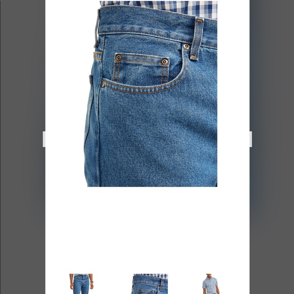 Men's Regular Fit Blue Jeans 35x32 NWT - Picture 8 of 10